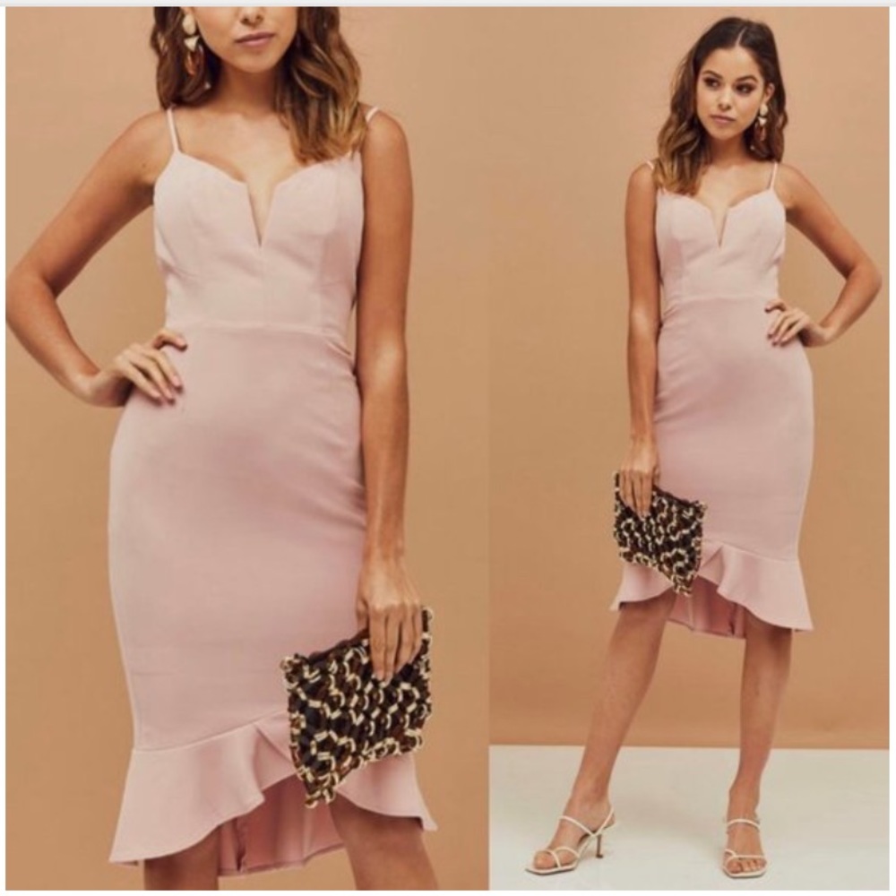Bardot Kristen flounce dress